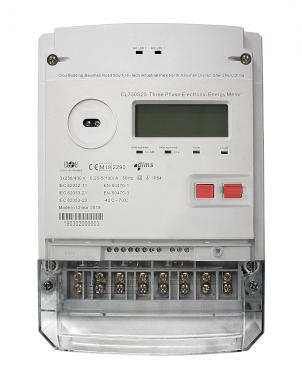 electronic three-phase meter