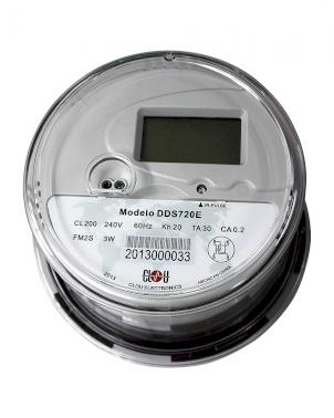 DDS720E Medidor monofásico convencional Tipo Socket Norma ANSI