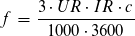 frequency calculation