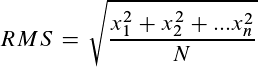 Rms Calculation