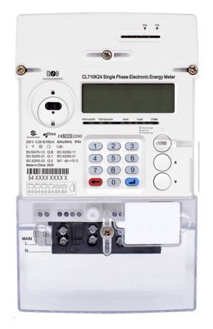 Compteur d'énergie monophasé bidirectionnel, écran LCD - Type 7M.24