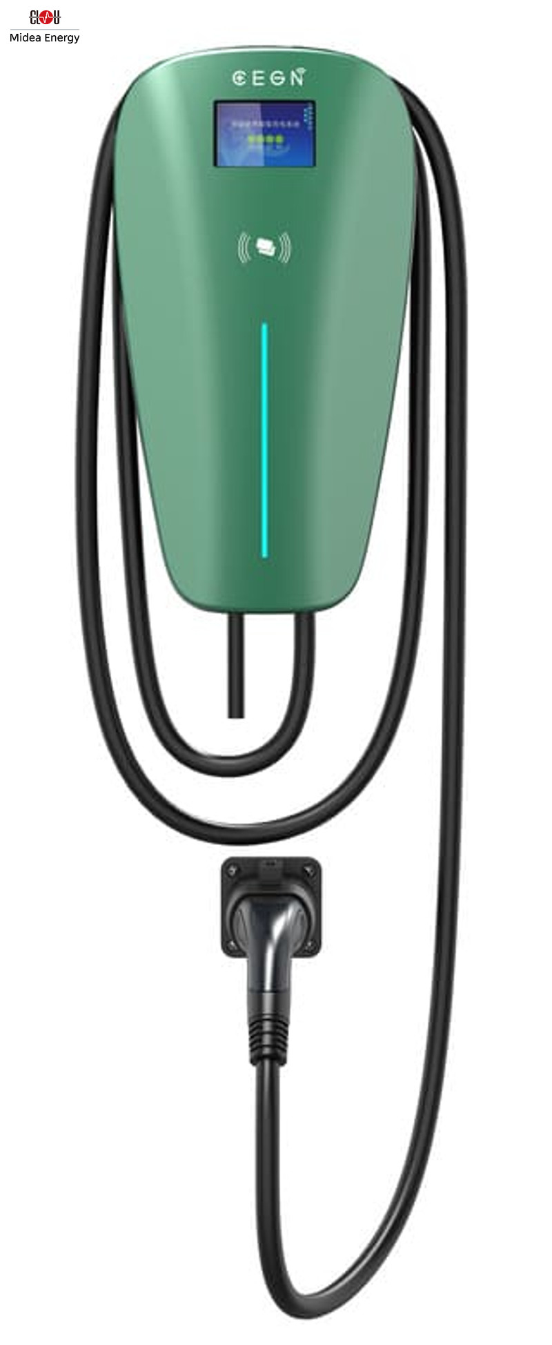 Wall Mounted Charging Pile of Electric Vehicles, Manufactured by CEGN, CLOU (green)