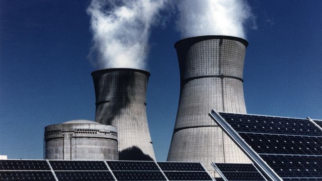 Solar Power And Cooling Towers