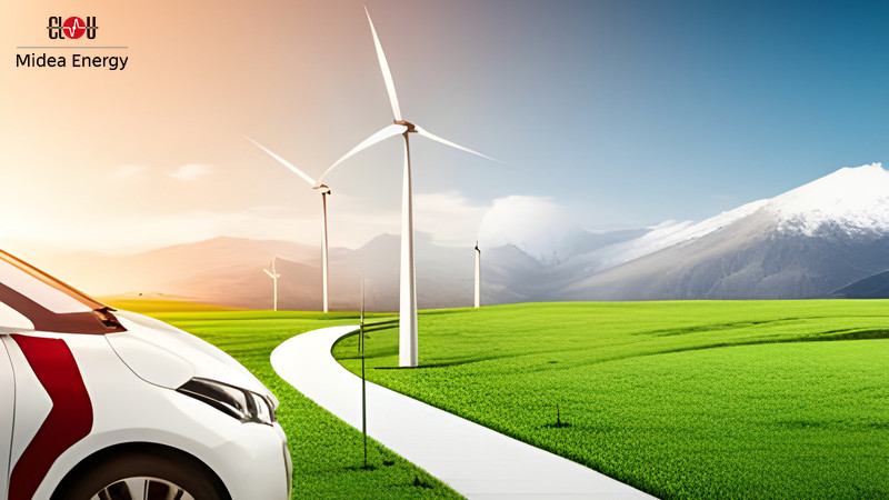 Electric Vehicles And Renewable Energy (credit Clou)