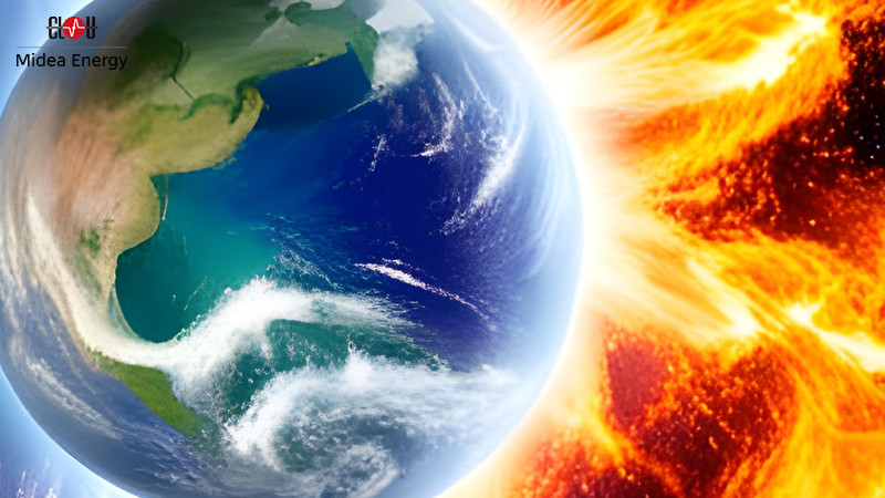 Solar Radiation On Earth (credit Clou)
