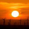 Wind Turbines During Golden Hour (credit Pexels)