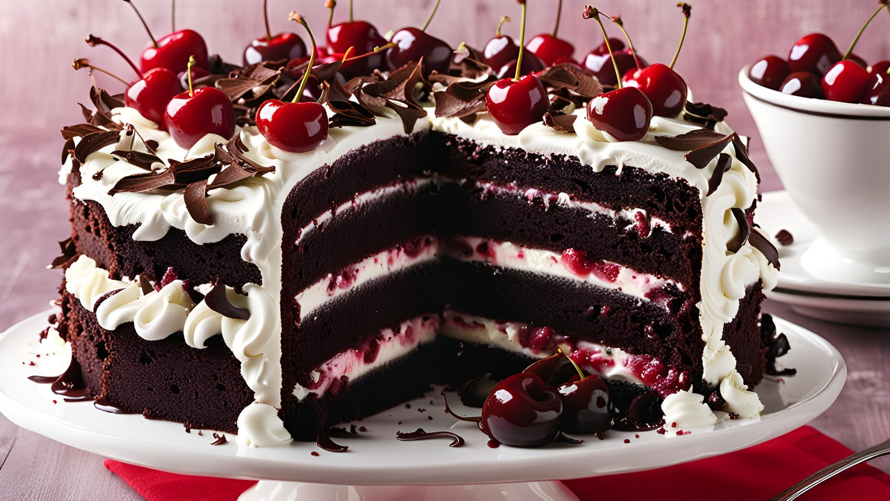 The Black Forest Cherry Cake, where every layer is a testament to the art of precision baking, much like the meticulous work of an engineer (credit Tina Reynolds)