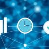 Abstract representation of Quality of Service (QoS) in AMI systems, highlighting the key elements of reliability, bandwidth, and latency in energy management.