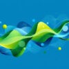 An abstract vision of transformation in the energy sector, symbolising the dynamic shift towards sustainability and innovation