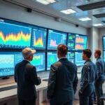 Real time data visualisation in a utility control room Engineers collaborate to ensure accurate billing and efficient energy management