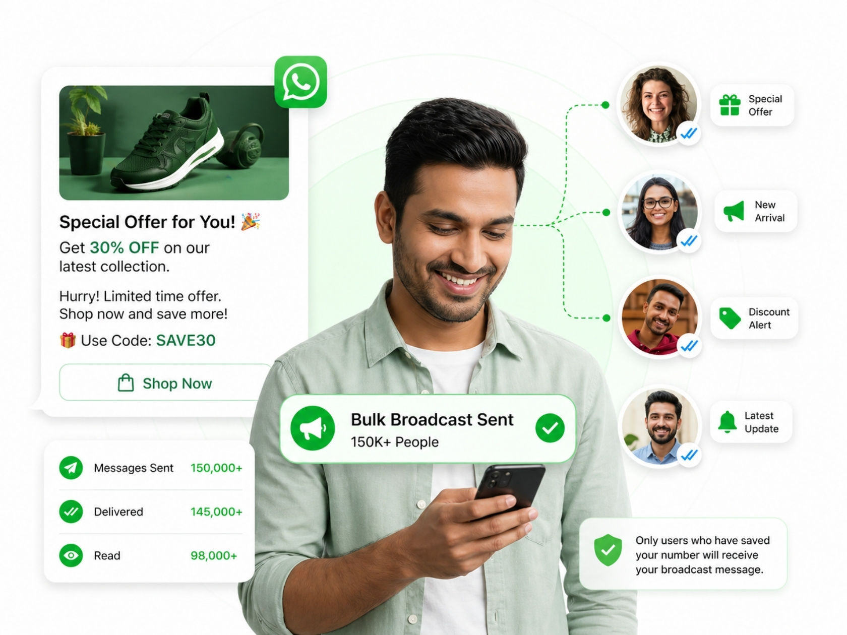 Bulk Broadcast & WhatsApp Marketing