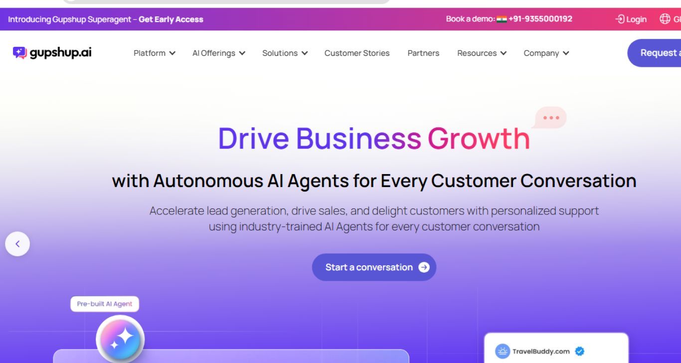 WhatsApp Business Solutions Provider gupshup