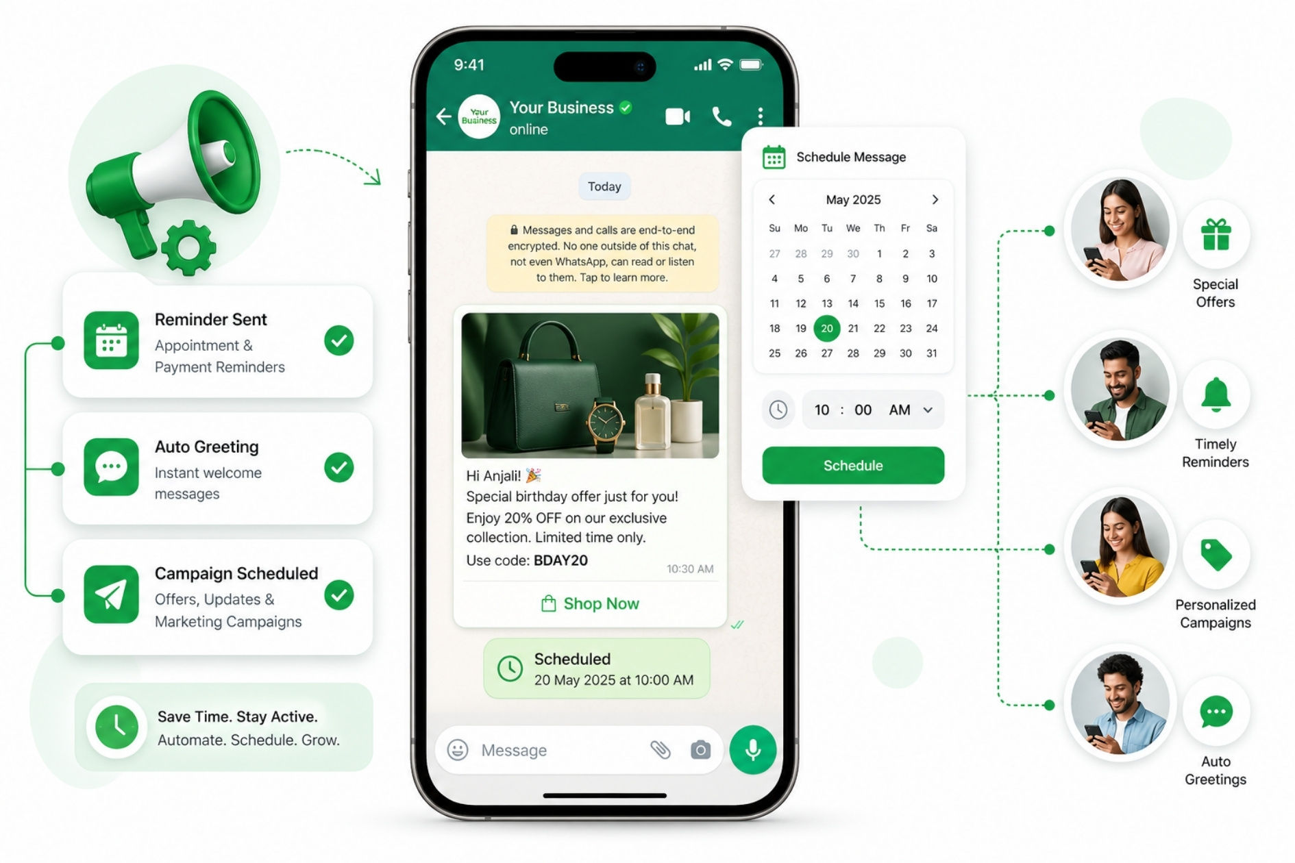 WhatsApp Automation & Scheduling