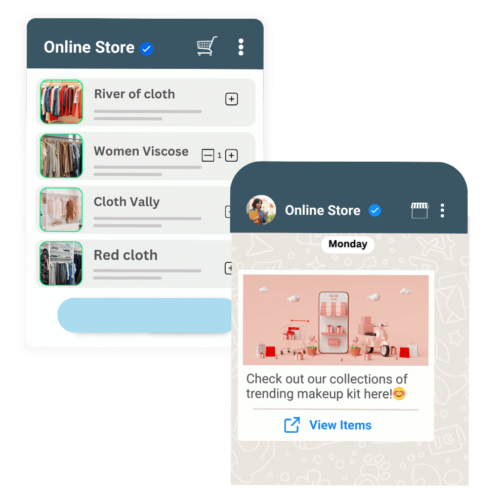 WhatsApp Cart and Catalogue