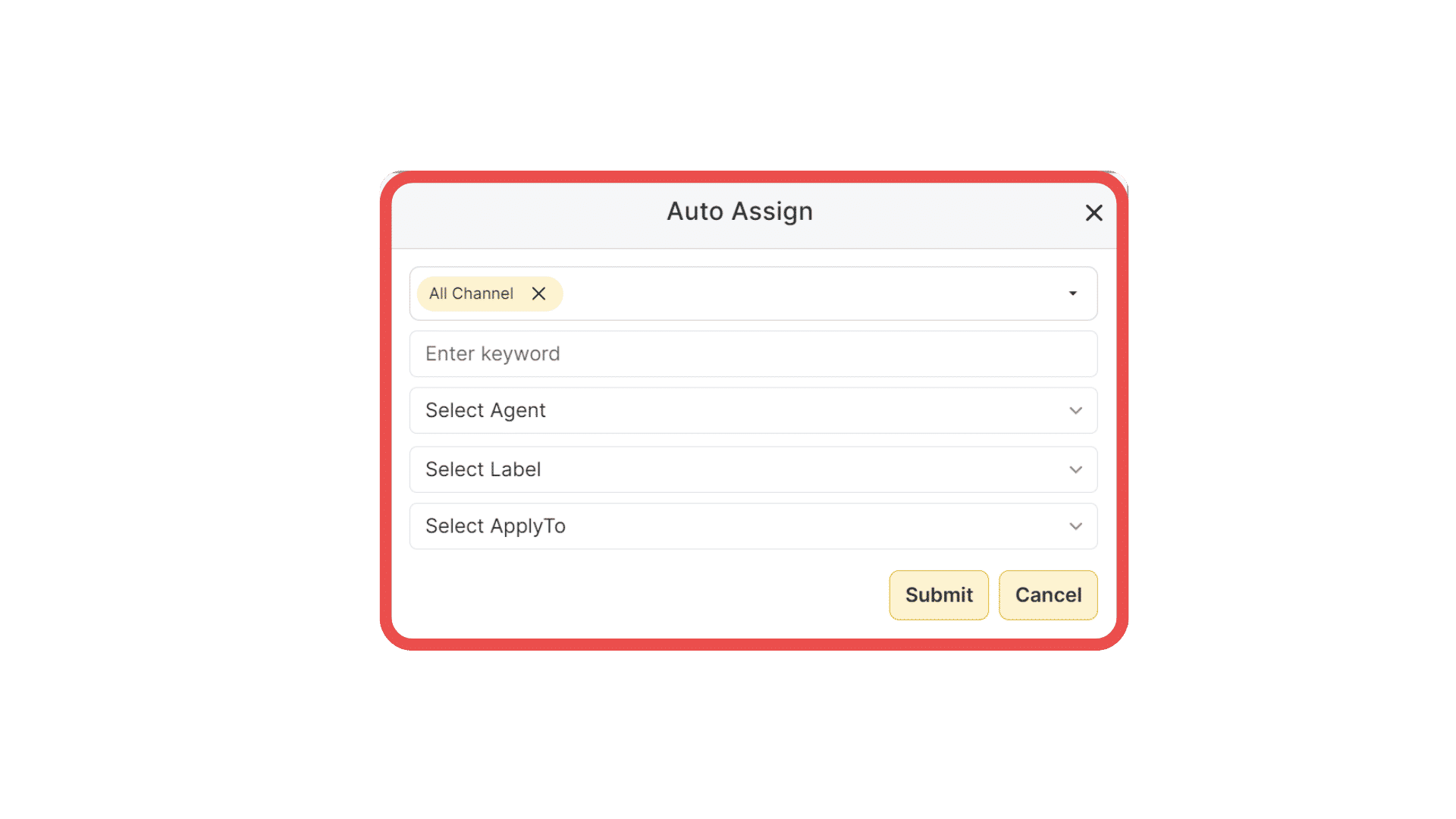 Click on Add Auto Assign