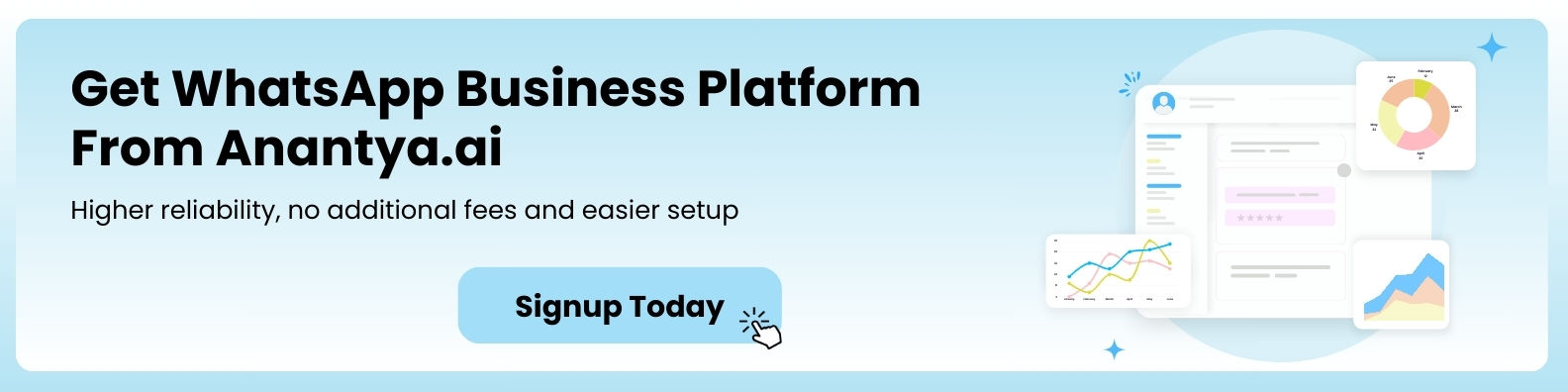 Call to action on the home page