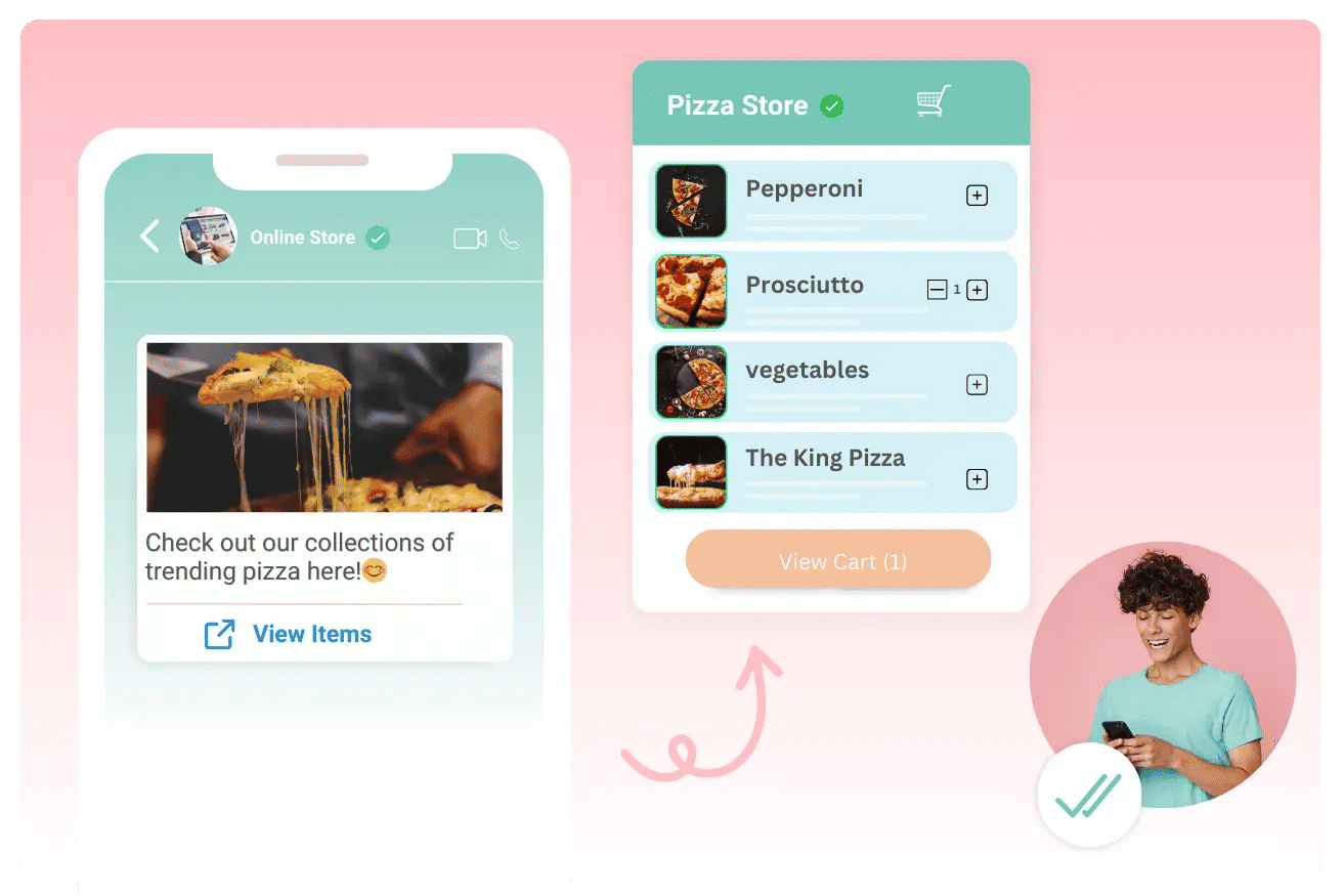 Set up your online store on WhatsApp