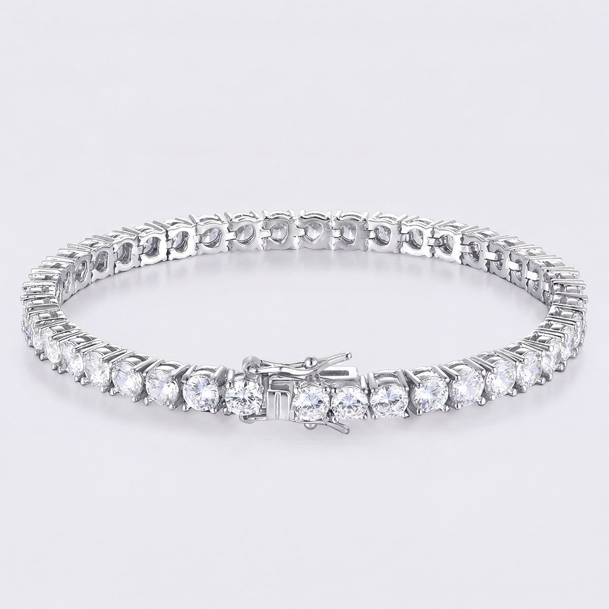 tennis bracelets 4mm stone size —  jewelry