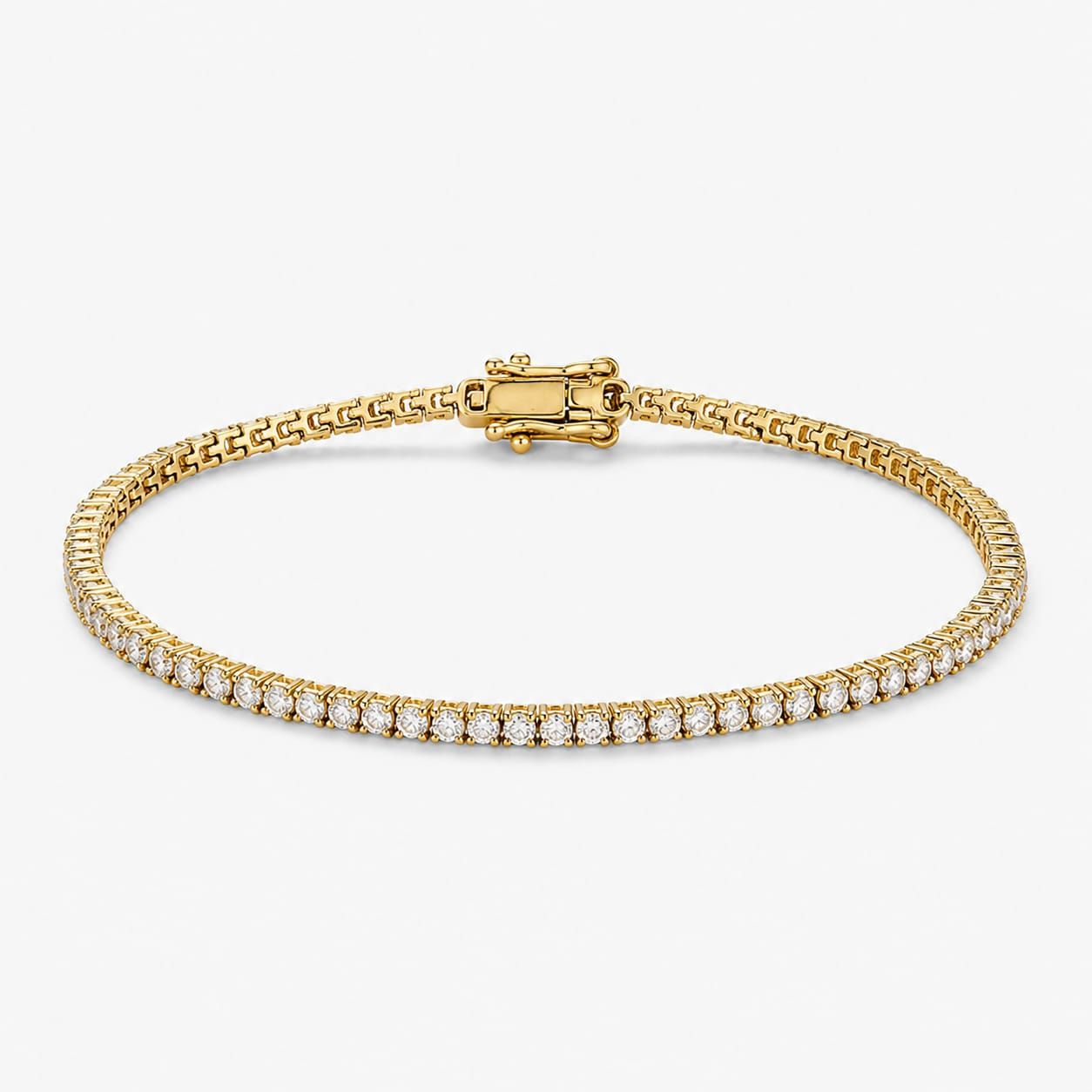 tennis bracelets 2mm stone size —  jewelry
