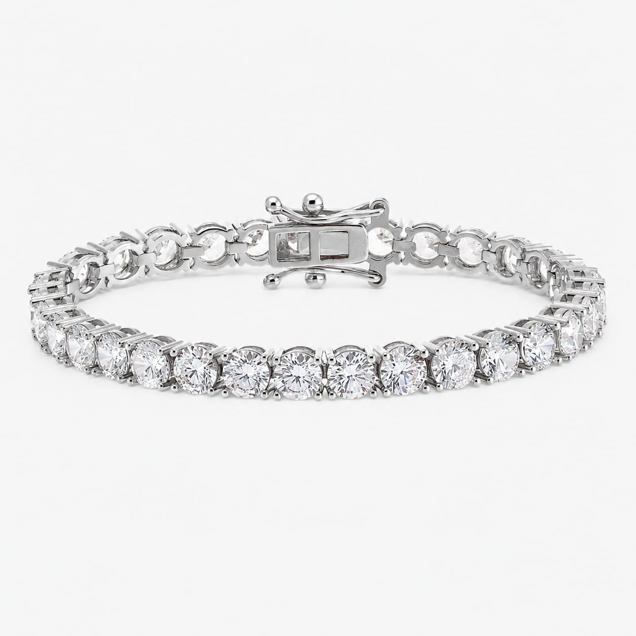 tennis bracelet 5mm stone size —  jewelry