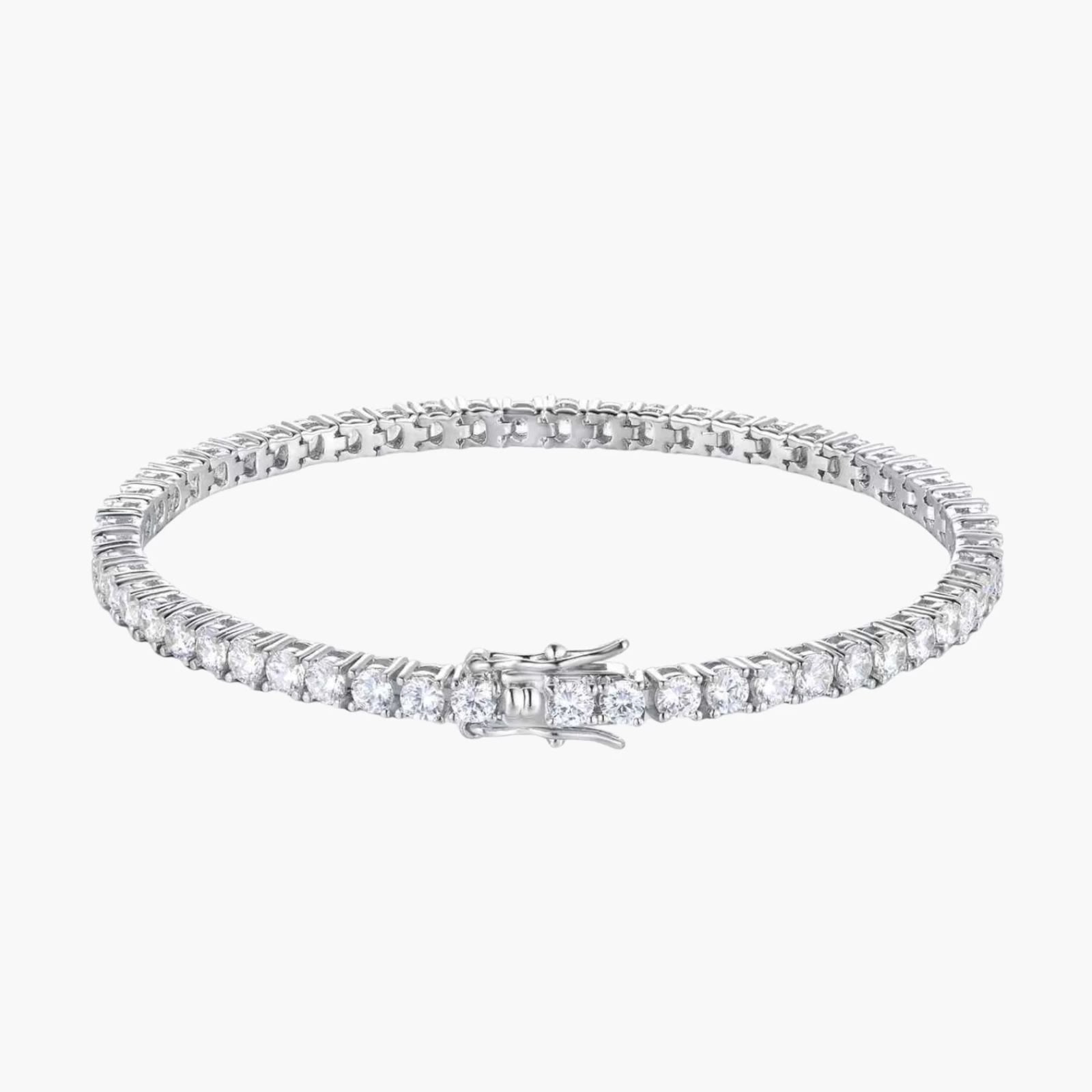 tennis bracelet 3mm stone size —  jewelry