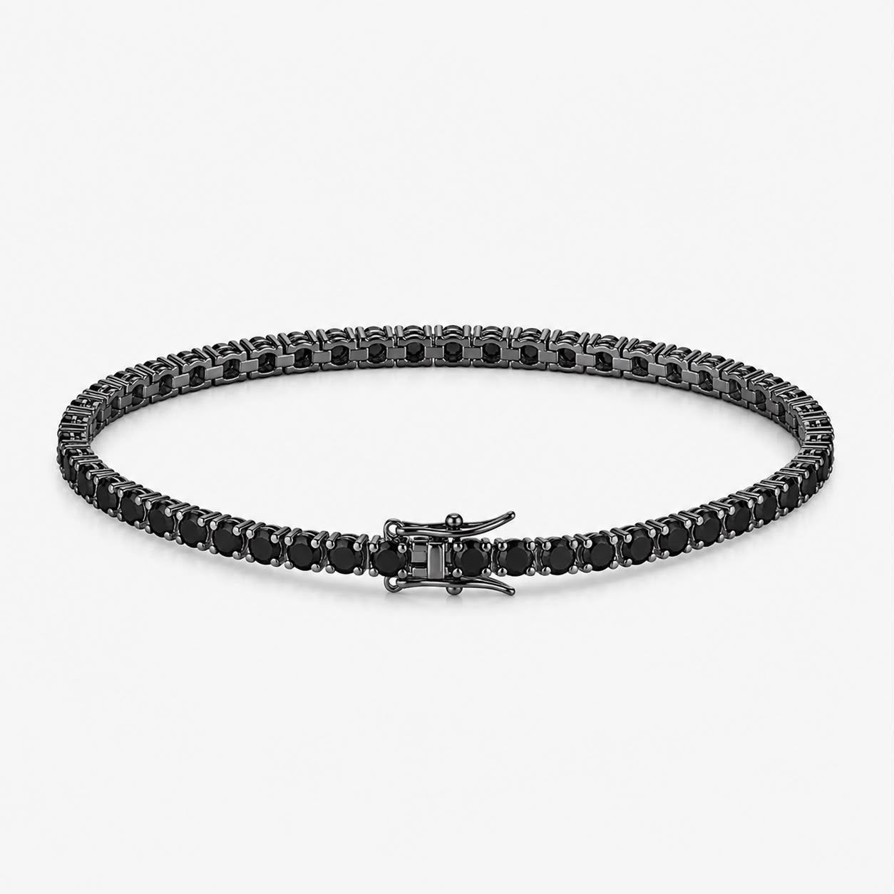 black tennis bracelets —  jewelry