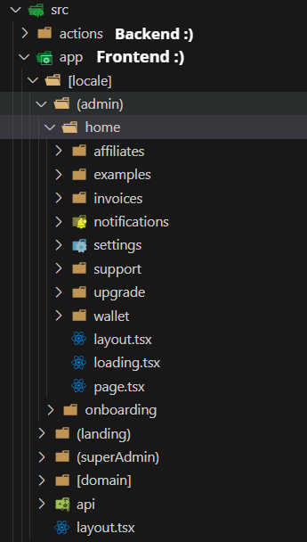 Saas Folder Structure