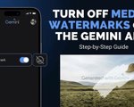 How to Turn Off Media Watermarks on the Gemini App
