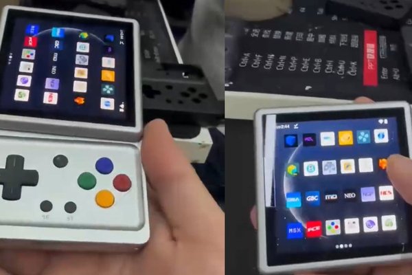 This Android handheld puts a new twist on console design  literally