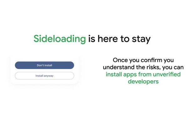 Android will hide some app sideloading behind a new one-time security process