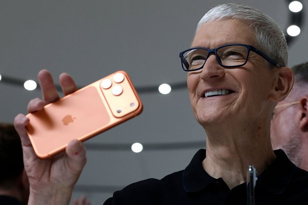 As Tim Cook steps down, Apple hit record sales  but a chip shortage looms