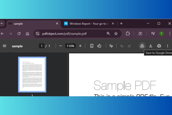 You can now send PDFs to Google Drive directly from Chrome