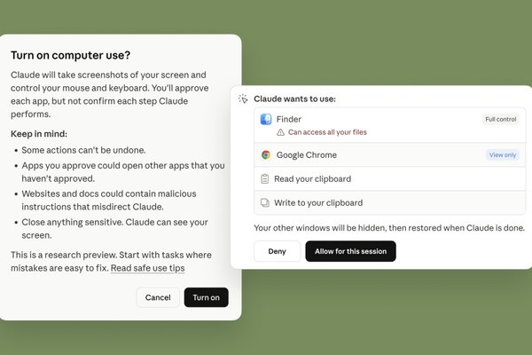 Claude Code and Cowork can now use your computer