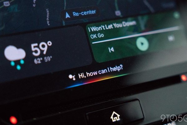 Android Auto adds a new Google Assistant UI during voice interactions, looks like Siri