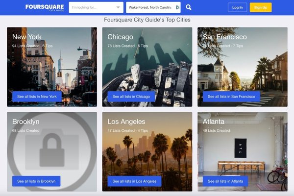 Farewell to Foursquares app 
