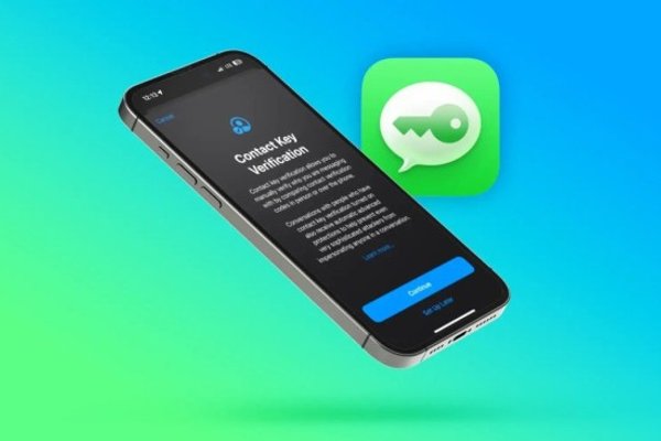 Turn on Contact Key Verification iMessage on iPhone
