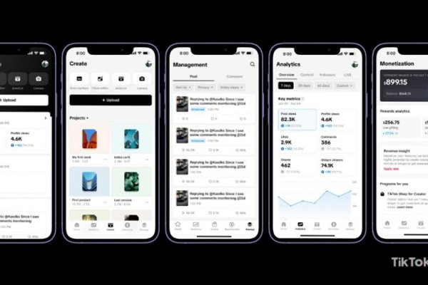TikTok Studio helps creators manage their account