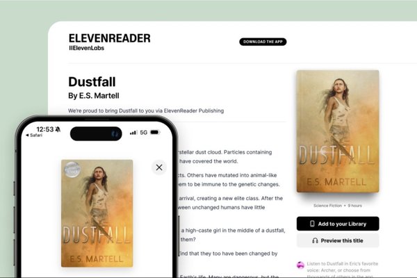 ElevenLabs Empowers Authors to Publish Audiobooks with AI Technology 