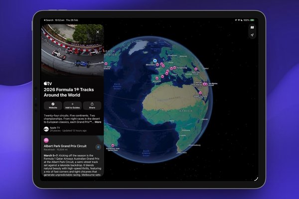 Apple Maps Launches F1 Tracks Guide Ahead of 2026 Season