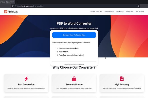 Beware of Fake PDF Converters: Protect Yourself from Malware and Data Theft