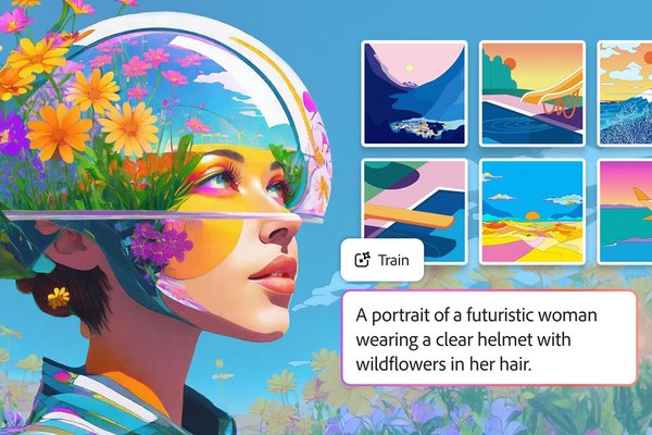 You can now teach Adobe Firefly to generate images in your own visual style
