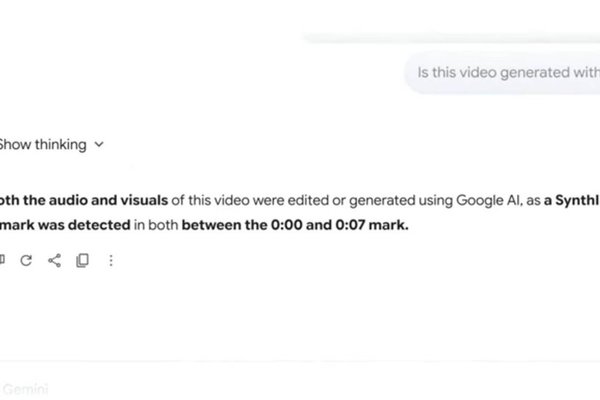 Gemini can now help you spot AI-generated videos