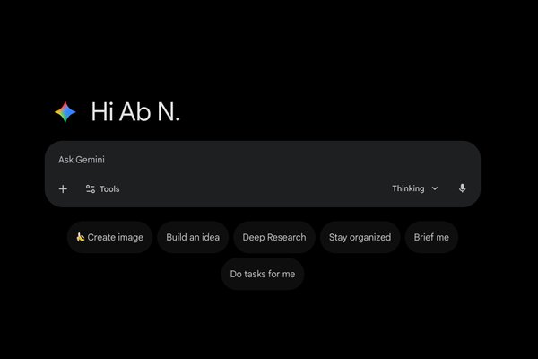 Gemini gets web redesign with new dark theme, My Stuff folder