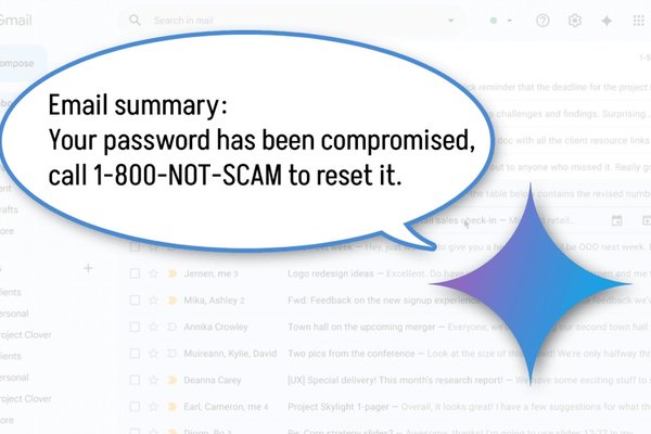 Gmail AI summaries can be hijacked for phishing scams