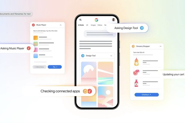 Google AI Mode now integrates with Canva, YouTube Music and Instacart