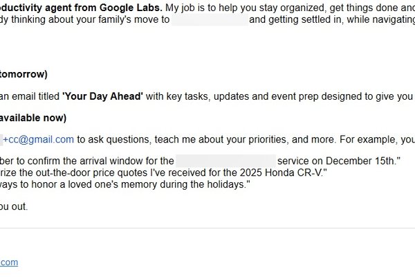 1 month with Googles new CC experiment: AI in the inbox