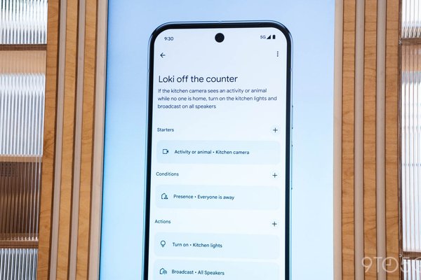 Google Home Routines creator has edge-to-edge Android 16 bug on Pixel
