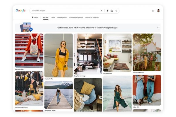 Google Images marks 25 years with personalized homepage redesign