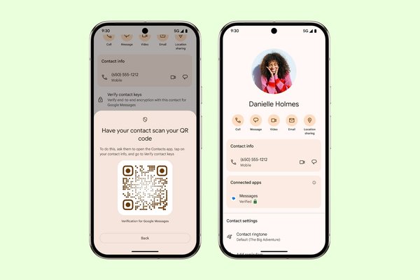 Google Messages beta rolling out QR code key verification