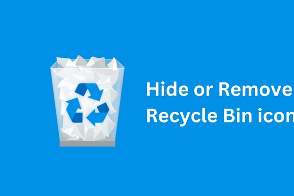 How to Hide or Remove Recycle Bin icon in Windows 11